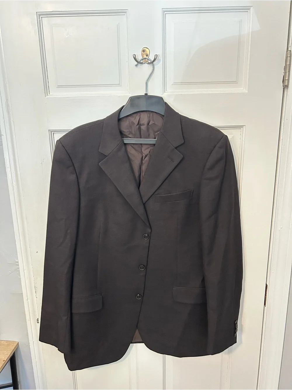 Ermenegildo Zegna Men's Dark Brown Three-Button Sport Coat 42R